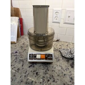 Vtg General Electric D1-4200 Full Capacity Food Processor Exclnt Condition video